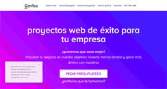 Desktop Screenshot of gavisa.es